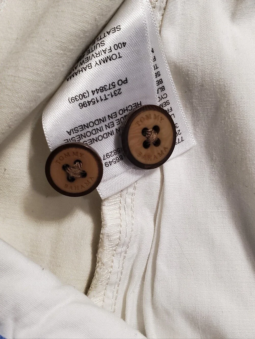 Tommy Bahama Mens Boracay Flat Front Stretch Chinos Pants 34 x 34